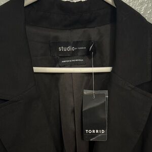Torrid Studio Black Suit Jacket
